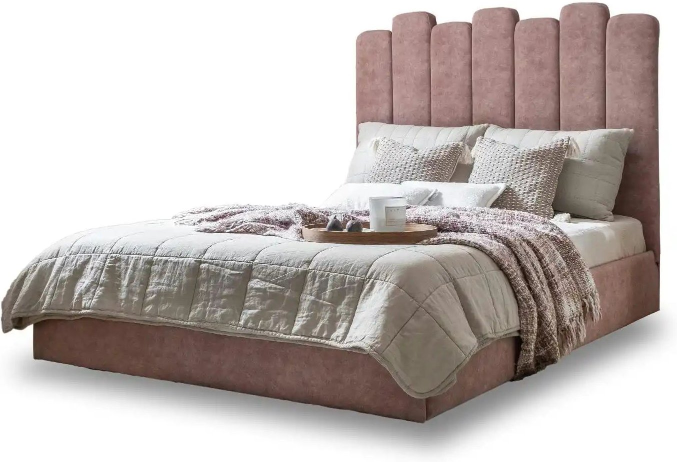 Miuform Polsterbett mit Bettkasten Dreamy Aurora ¦ rosa/pink ¦ Maße (cm): B: 147 H: 132 Betten > Polsterbetten - Höffner