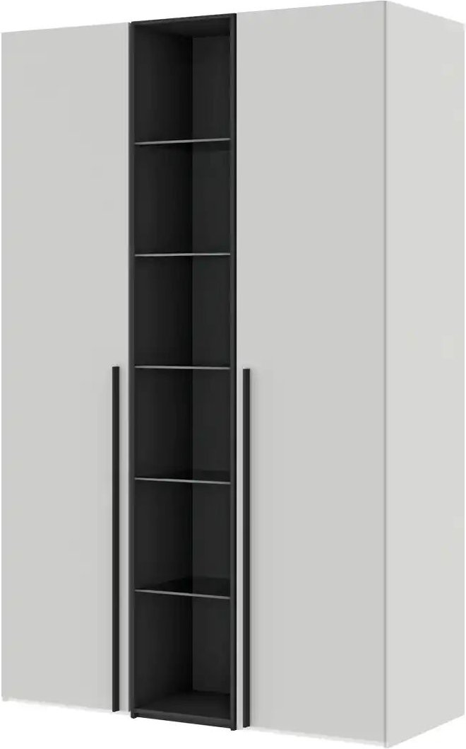 Dreamer eXpress Drehtürenschrank Dreamer ¦ grau ¦ Maße (cm): B: 141,4 H: 220 T: 58.5 Schränke > Kleiderschränke > Dreht...