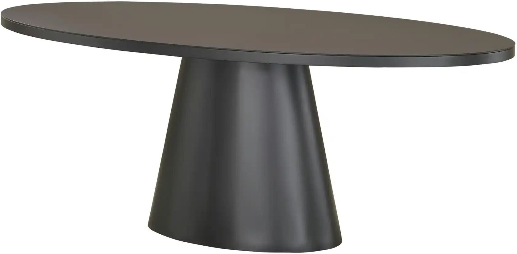 Esstisch mit Glastischplatte Reflection ¦ schwarz ¦ Maße (cm): B: 100 H: 76 Tische > Esstische > Esstische andere Formen...