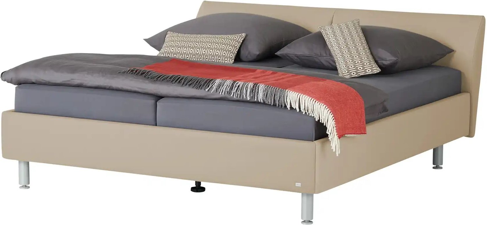 RUF Polsterbett mit Bettkasten Casa ¦ beige ¦ Maße (cm): B: 214 H: 87 Betten > Polsterbetten - Höffner