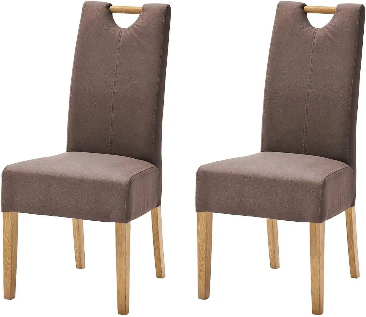 Woodford 2er Set Esszimmerstuhl mit Griff Mable ¦ braun ¦ Maße (cm): B: 47 H: 99 T: 59.0 Stühle > Küchenstühle > Polster...