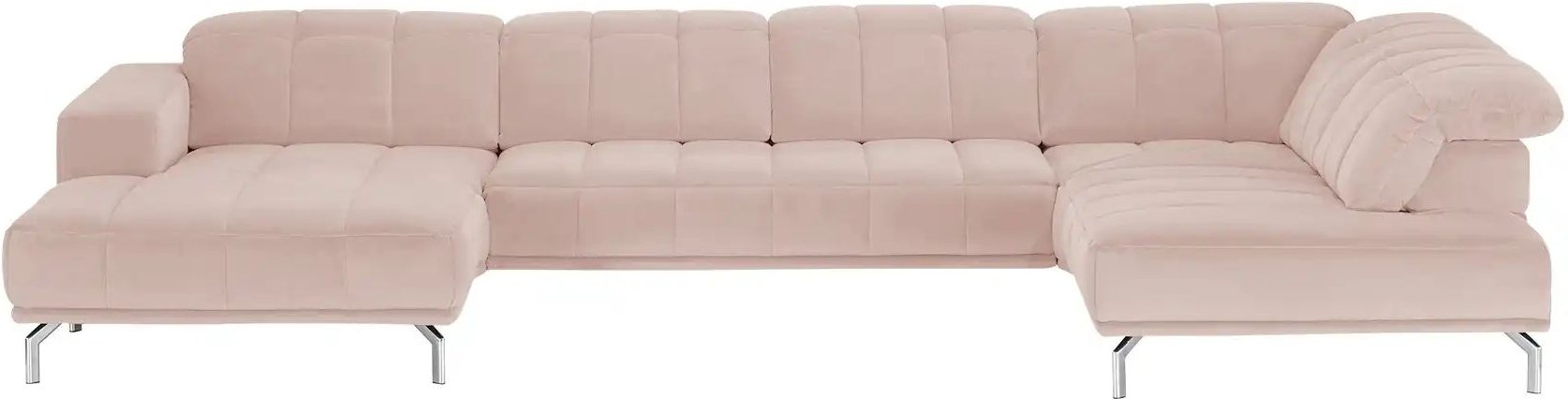 Lounge Collection Wohnlandschaft Sarina ¦ rosa/pink ¦ Maße (cm): B: 383 H: 75 T: 212.0 Polstermöbel > Sofas > Wohnlands...