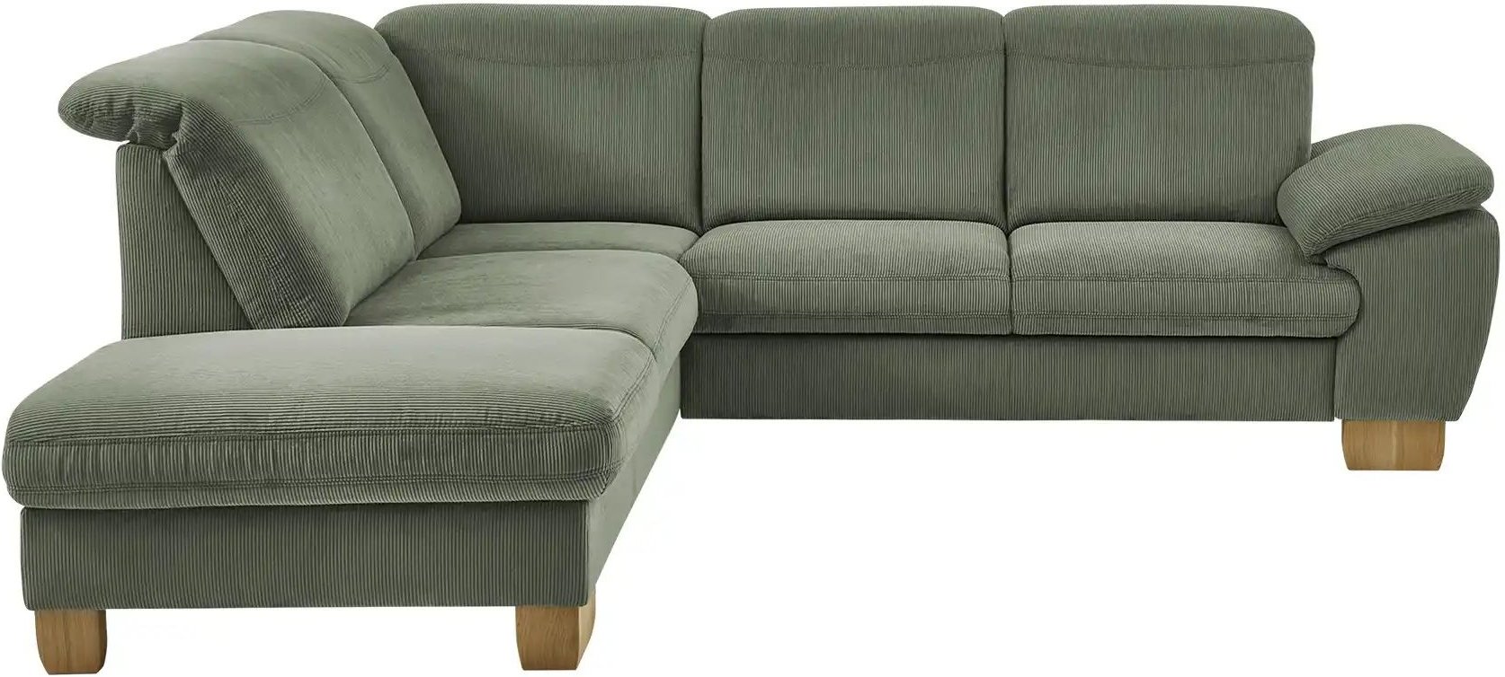 meinSofa Ecksofa Raica-S ¦ grün ¦ Maße (cm): B: 266 H: 91 T: 243.0 Polstermöbel > Sofas > Ecksofas - Höffner