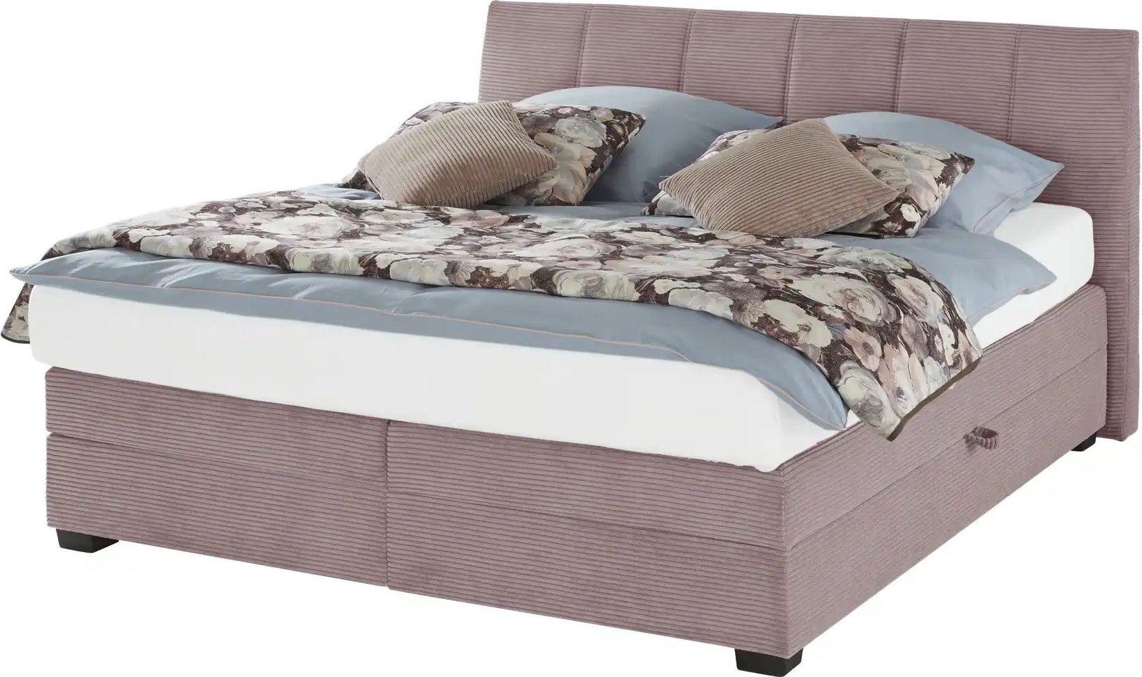 Thumbnail - vanDoorn Boxspringbett mit Bettkasten Chiara 2.0 ¦ rosa/pink ¦ Maße (cm): B: 172 H: 107 Betten > Boxspringbetten - Höffn...
