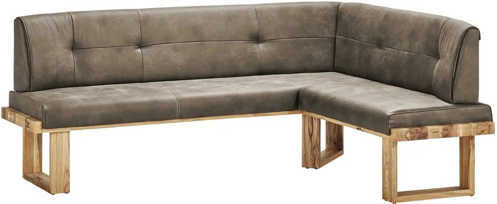 Woodford Eckbank massiv Alina ¦ braun ¦ Maße (cm): B: 205 H: 88 T: 155.0 Bänke > Eckbänke - Höffner