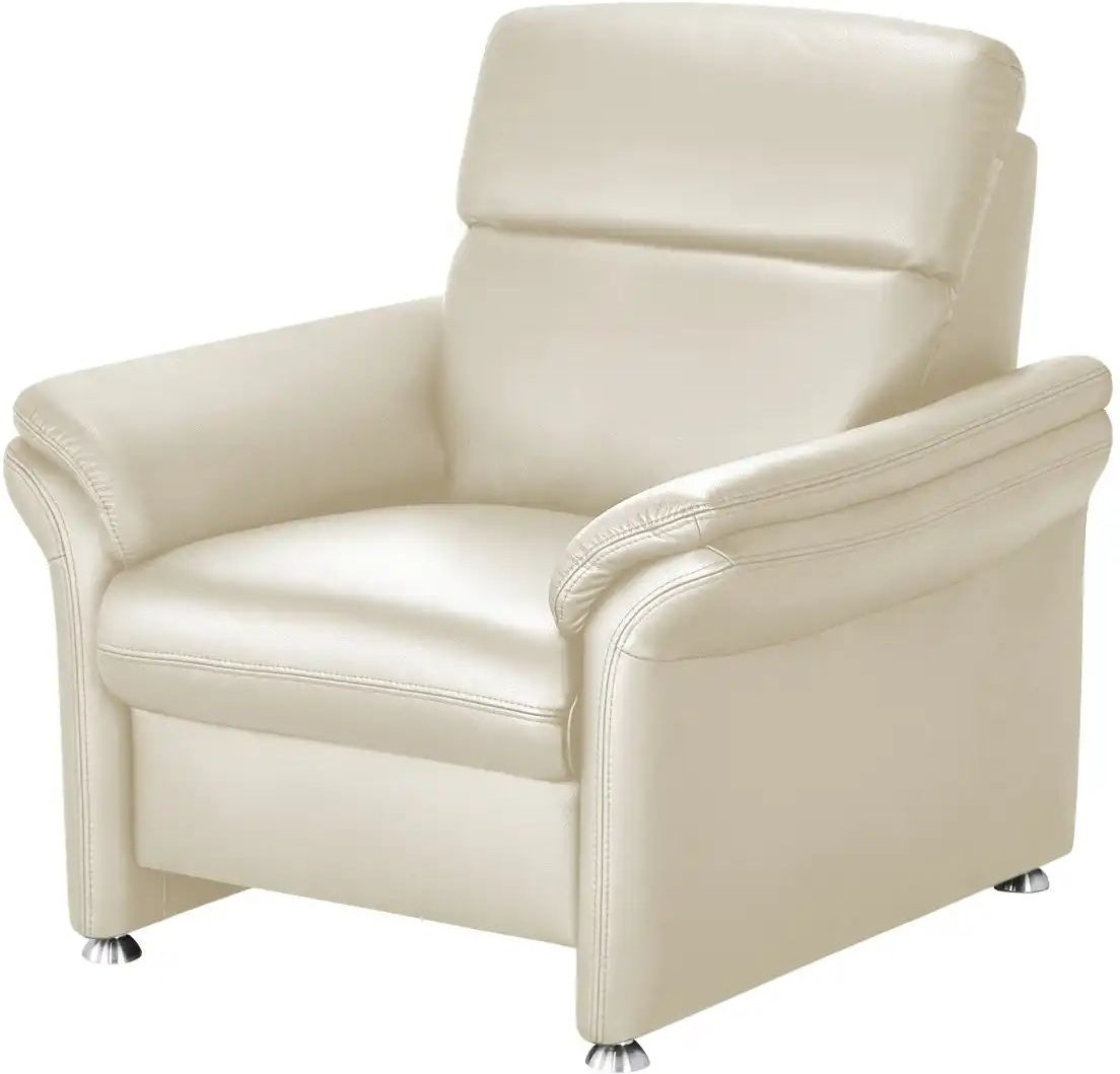 meinSofa Ledersessel Leder Manon ¦ beige ¦ Maße (cm): B: 98 T: 92.0 Polstermöbel > Sessel > Fernsehsessel - Höffner