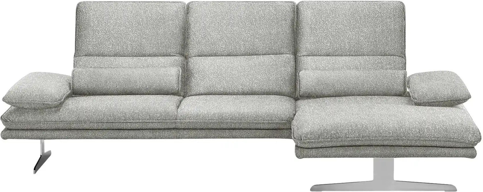 W.SCHILLIG Ecksofa 16777 Broadway ¦ grau ¦ Maße (cm): B: 291 H: 94 T: 164.0 Polstermöbel > Sofas > Ecksofas - Höffner