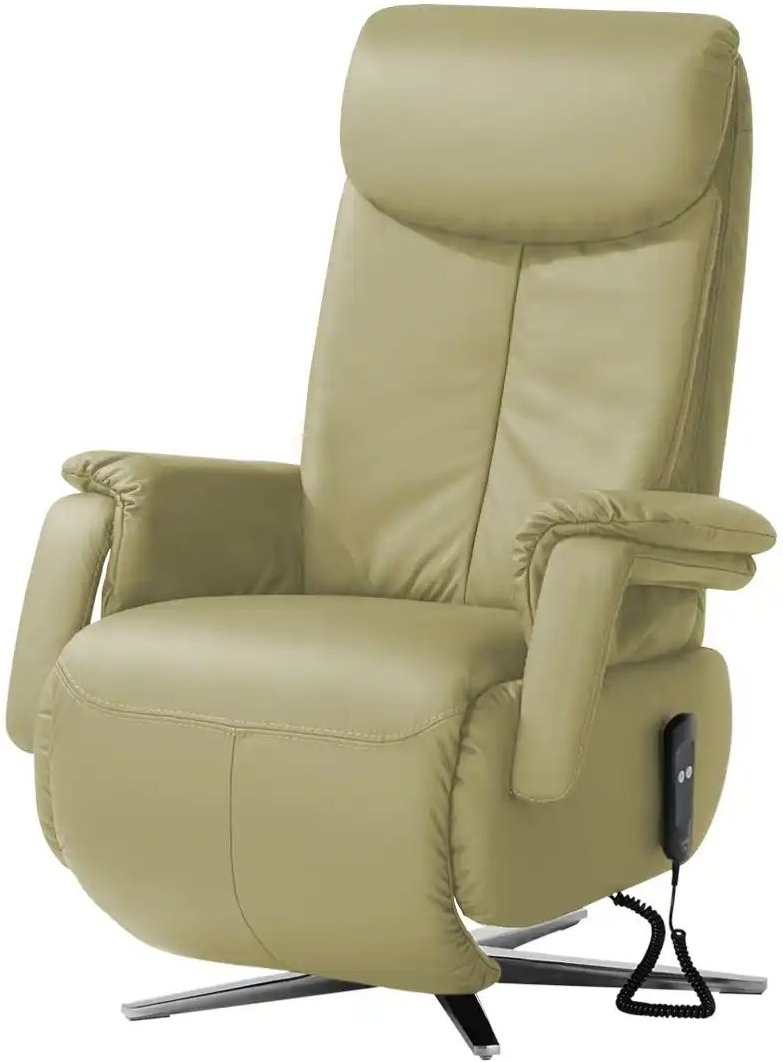 Polstermöbel Oelsa TV-Sessel aus Echtleder Mambo ¦ grün ¦ Maße (cm): B: 82 H: 112 T: 88.0 Polstermöbel > Sessel > Fernse...