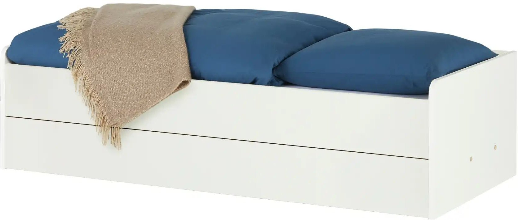 Stauraumbett Grow Up ¦ weiß ¦ Maße (cm): B: 127 H: 54,5 Betten > Bettgestelle - Höffner