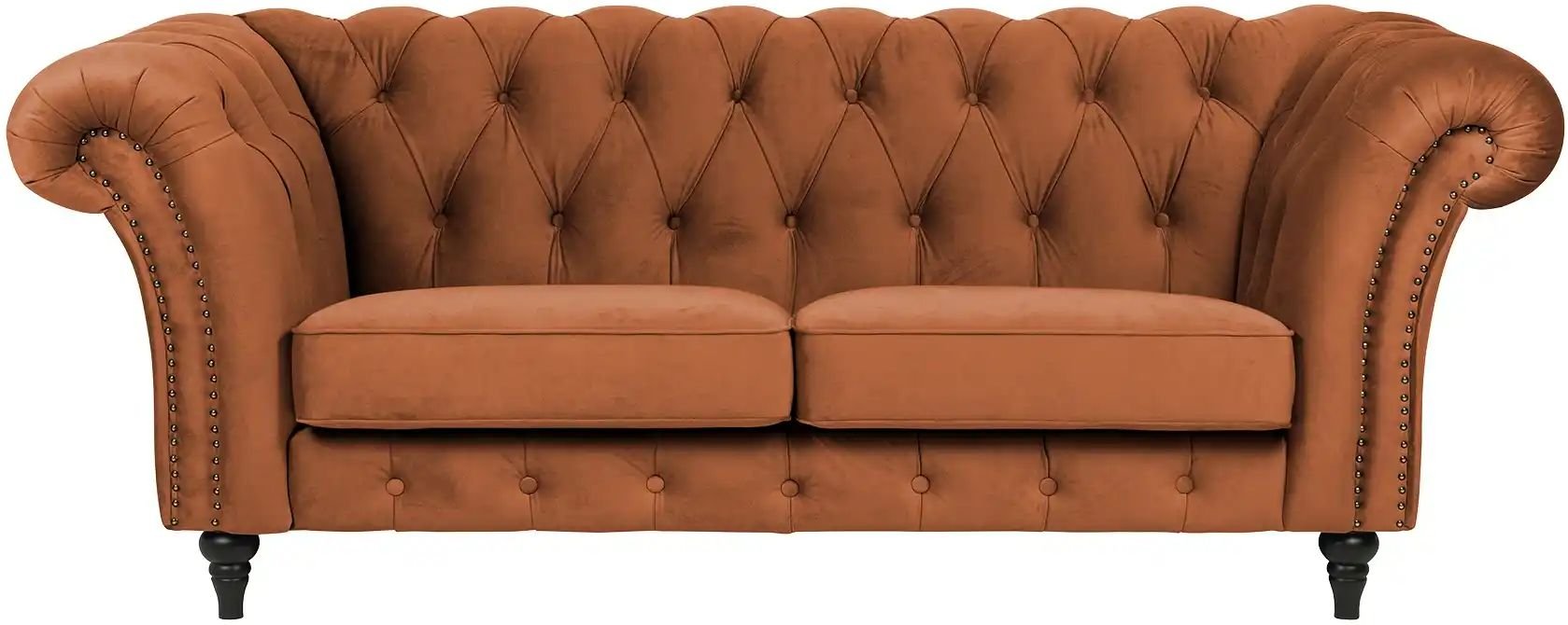 SOHO Einzelsofa Churchill ¦ braun ¦ Maße (cm): B: 212 H: 79 T: 100.0 Polstermöbel > Sofas > 2-Sitzer - Höffner