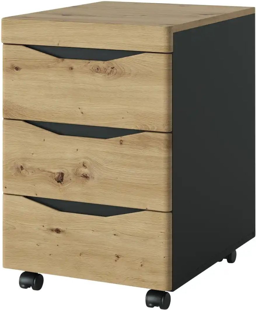 Rollcontainer Turino Neo ¦ holzfarben ¦ Maße (cm): B: 45 H: 66 T: 55.0 Schränke > Container - Höffner