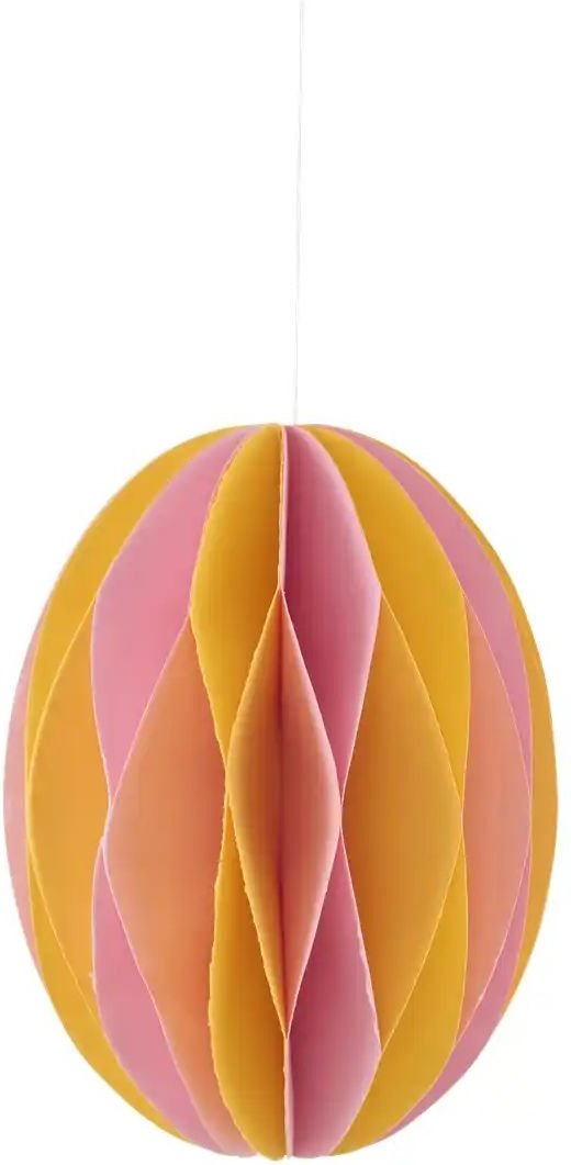 Osteranhänger 6er Set ¦ orange ¦ Papier ¦ Maße (cm): H: 8 Ø: 6 Oster-Artikel - Höffner