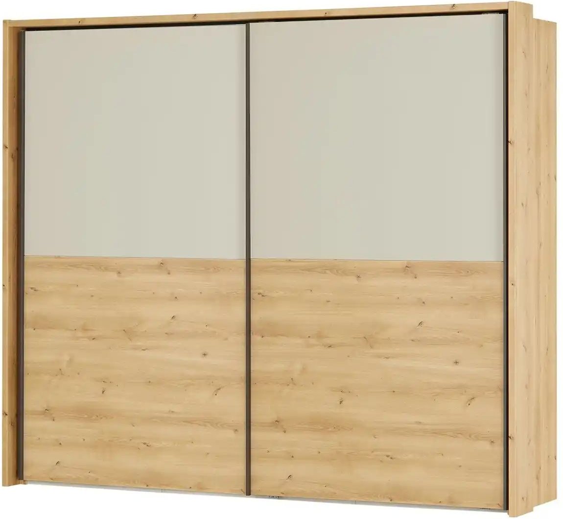 uno Schwebetürenschrank 2-türig Riva ¦ holzfarben ¦ Maße (cm): B: 260 H: 221 T: 67.0 Schränke > Kleiderschränke > Schw...