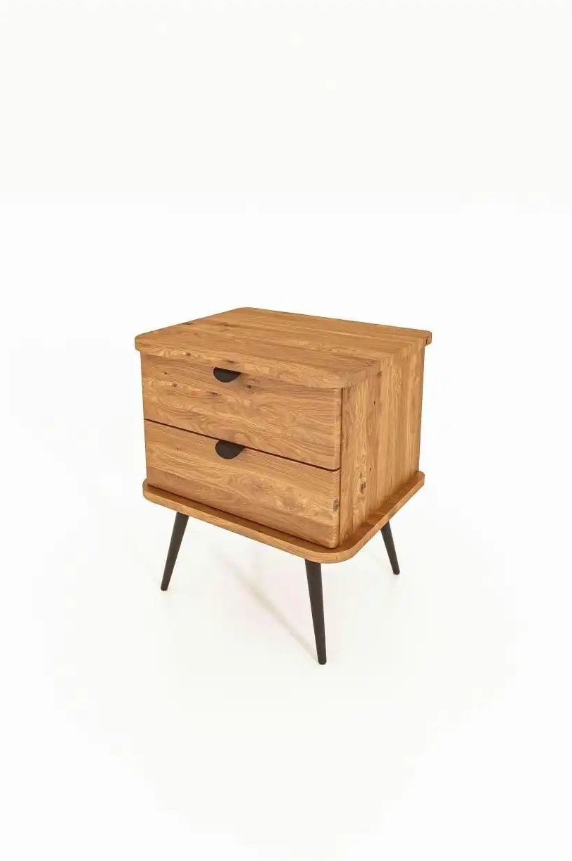 Nachttisch mit 2 Schüben ¦ holzfarben ¦ Maße (cm): B: 50 H: 57 Tische > Nachttische - Höffner