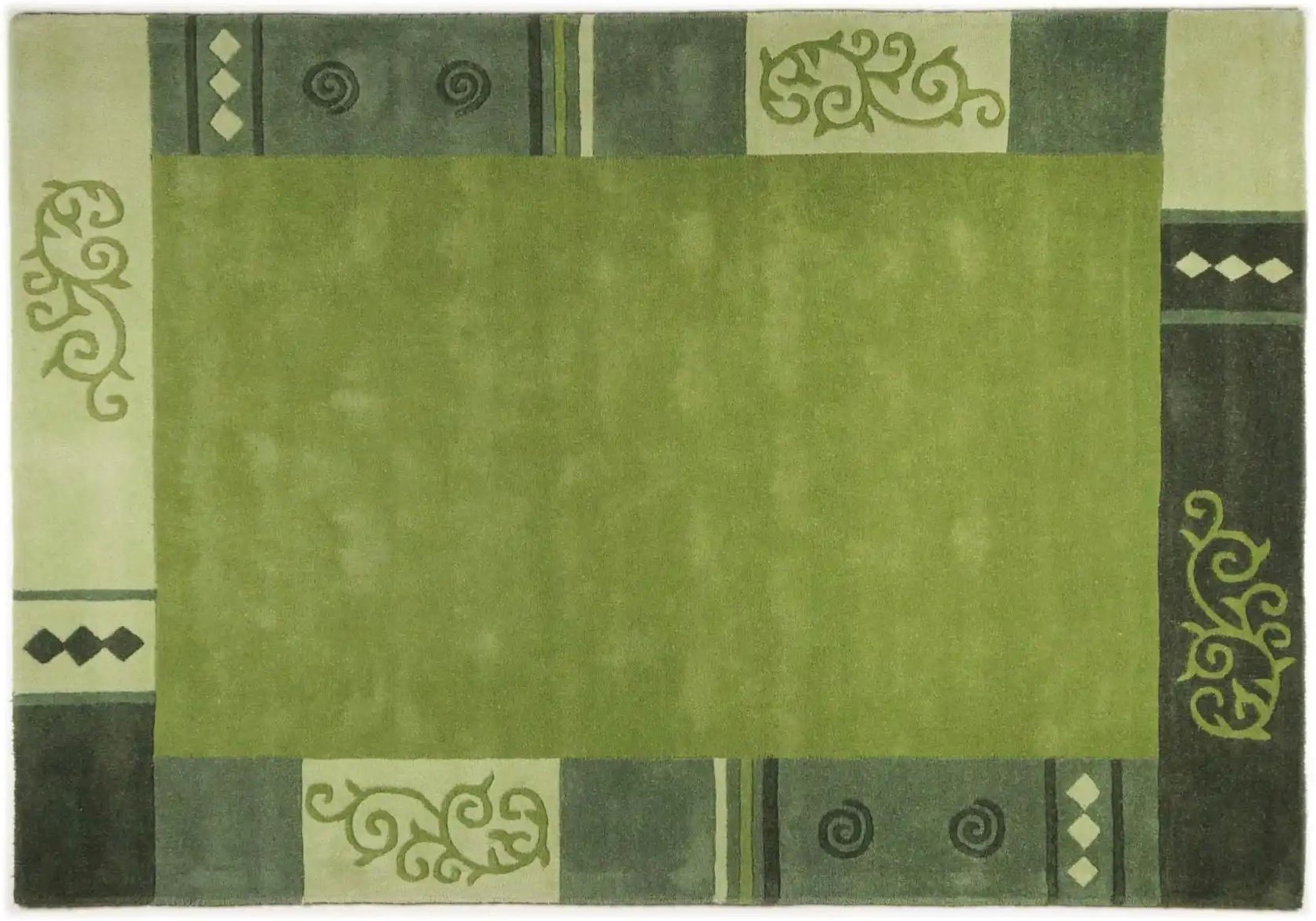 THEKO Teppich   ¦ grün ¦ Wolle ¦ Maße (cm): B: 240 H: 1,4 Aktuelles > Schlafzimmer Aktion - Höffner