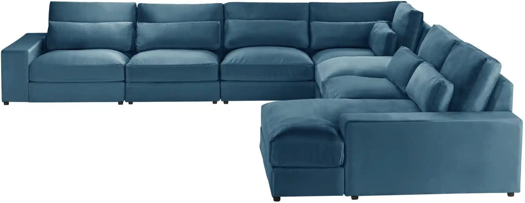 Ecksofa Branna ¦ blau ¦ Maße (cm): B: 412 H: 88 T: 296.0 Polstermöbel > Sofas > Modulsofas - Höffner