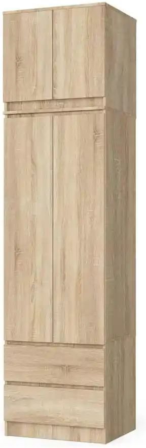 Drehtürenschrank mit viel Stauraum Sara ¦ holzfarben ¦ Maße (cm): B: 60 H: 234 Schränke > Kleiderschränke > Drehtürensch...