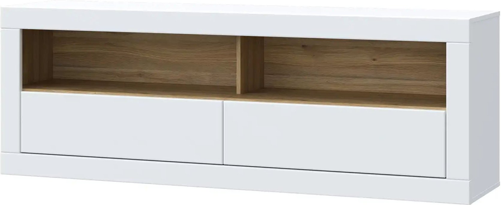 TV-Lowboard Push-to-Open Komili ¦ weiß ¦ Maße (cm): B: 175,8 H: 61,5 T: 41.4 Kommoden & Sideboards > Lowboards - Höffner