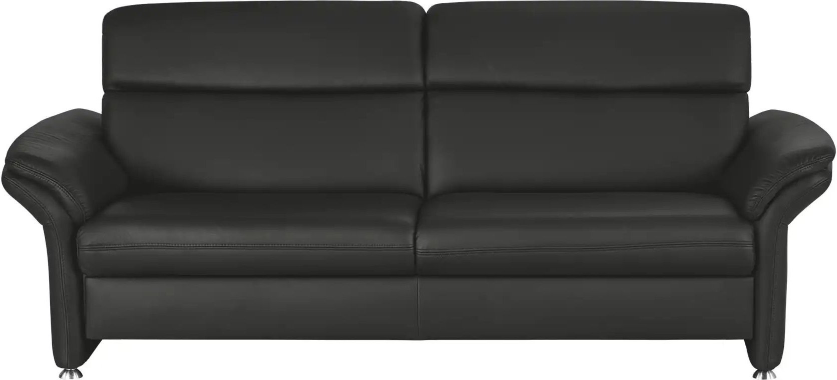 meinSofa Einzelsofa Leder Manon ¦ schwarz ¦ Maße (cm): B: 228 H: 94 T: 92.0 Polstermöbel > Sofas > 3-Sitzer - Höffner
