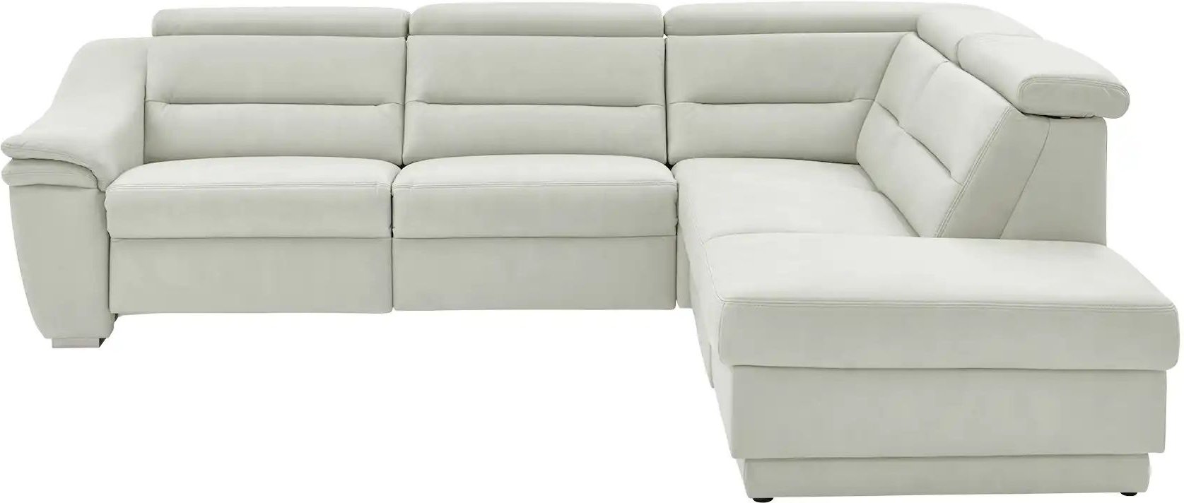 meinSofa Ecksofa Ivonne ¦ silber ¦ Maße (cm): B: 294 H: 84 T: 245.0 Polstermöbel > Sofas > Ecksofas - Höffner