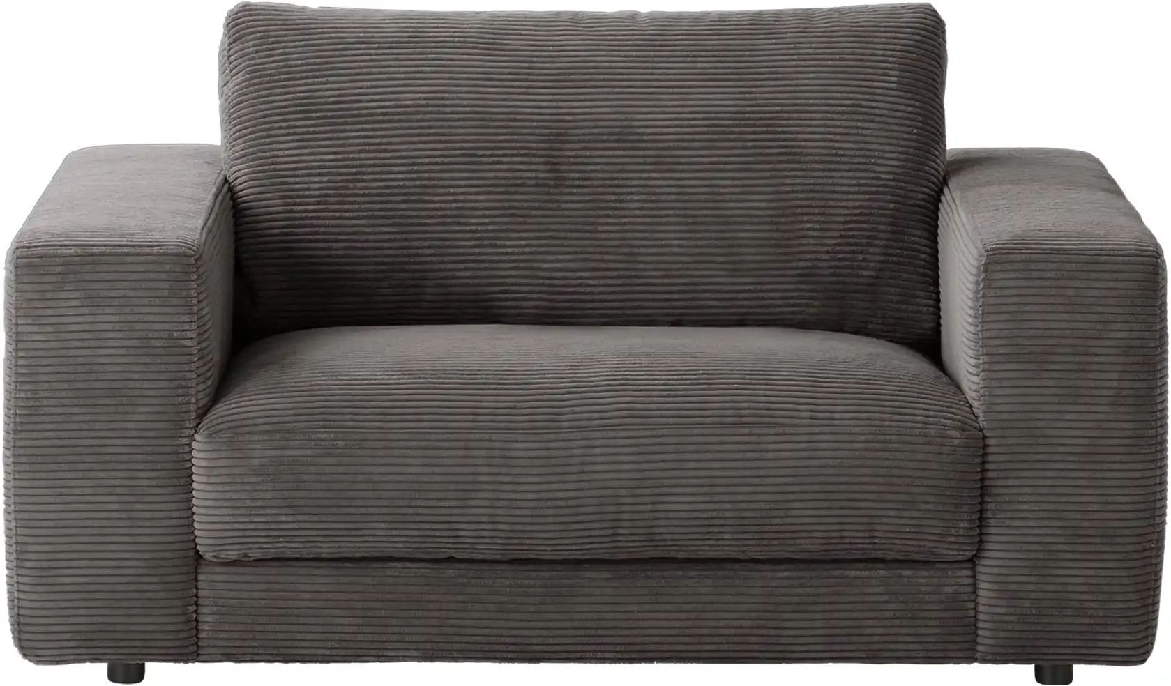 Thumbnail - Jette Home Megasessel aus Cord Sila ¦ grau ¦ Maße (cm): B: 150 H: 85 T: 107.0 Polstermöbel > Sofas > Einzelsofas - Höff...