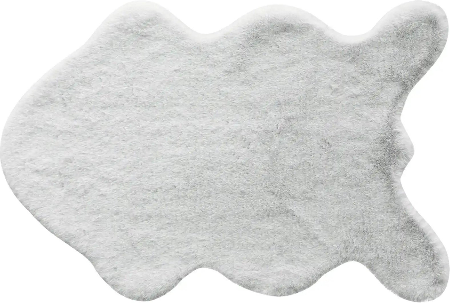 como Kunstfell Tierfellform Bunny Soft 60 x 90 ¦ grau ¦ Synthetische Fasern ¦ Maße (cm): B: 60 Teppiche > Felle > Kunstf...