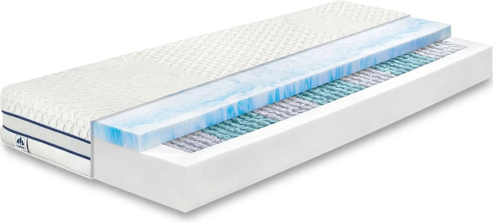 Thumbnail - IRISETTE Tonnentaschenfederkernmatratze Gel-active® TTFK ¦ weiß ¦ Maße (cm): B: 120 H: 24 Matratzen & Zubehör > Matratz...