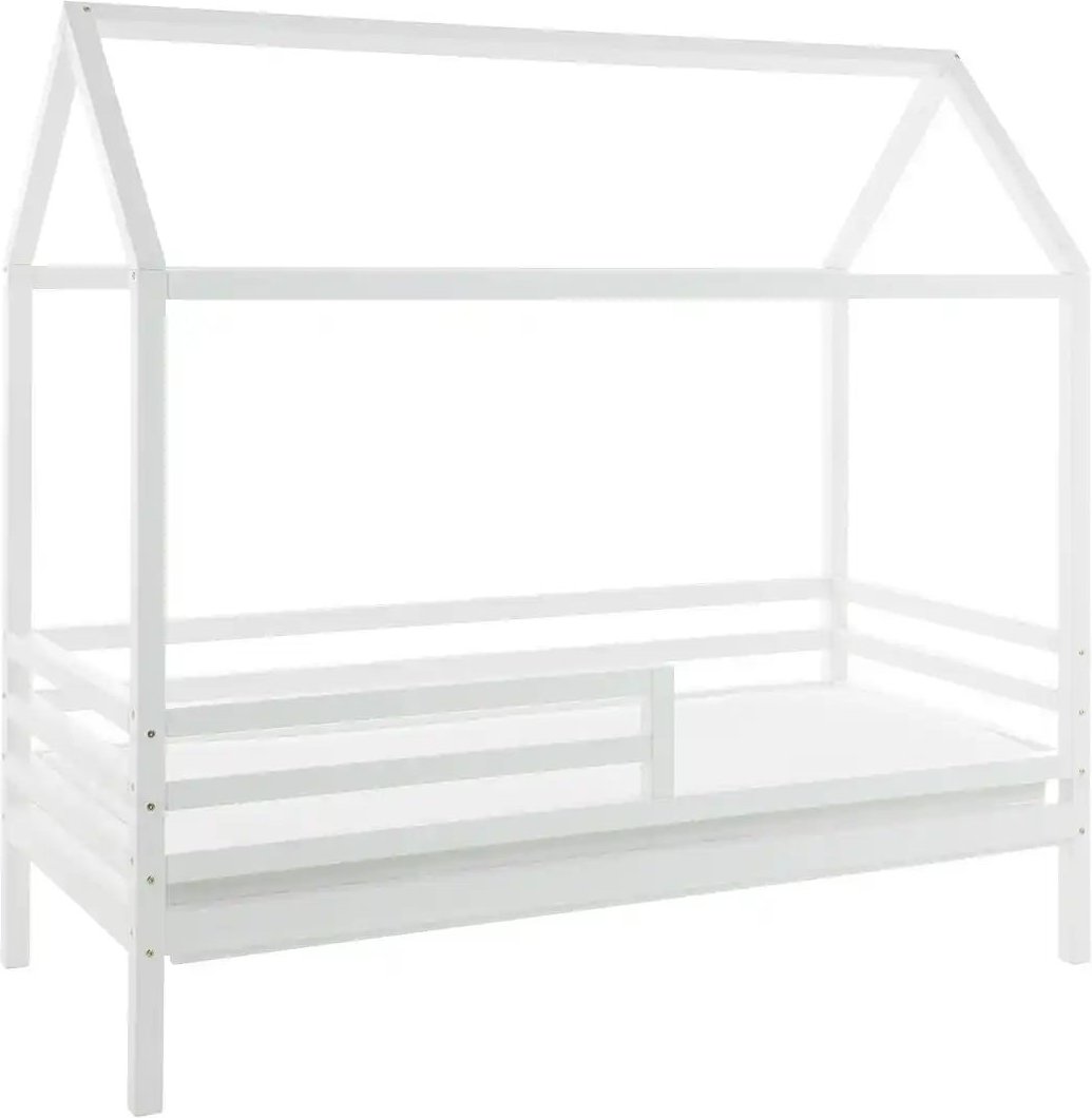 Pfostenbett Karlson ¦ weiß ¦ Maße (cm): B: 100 H: 201 Betten > Bettgestelle - Höffner