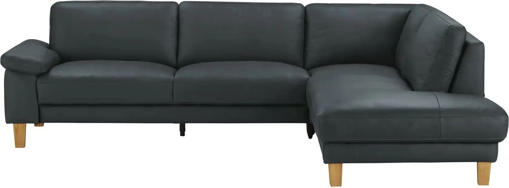 Ravensberger Werkstätten Ecksofa Leder RW-Select ¦ blau ¦ Maße (cm): B: 274 H: 77 T: 220.0 Polstermöbel > Sofas > Ecksof...