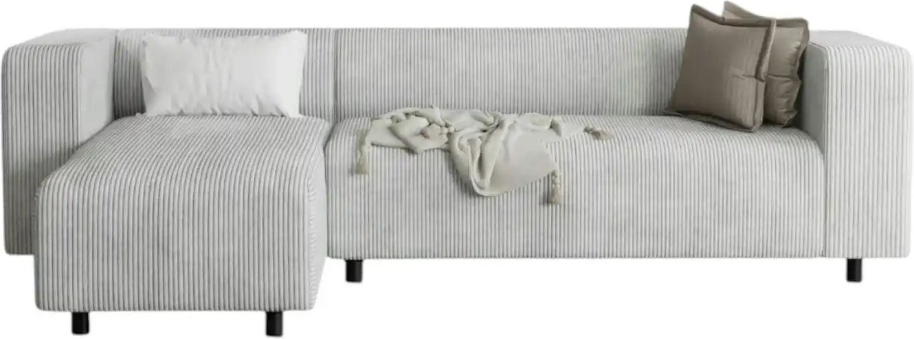 S-STYLE Ecksofa Oskar ¦ grau ¦ Maße (cm): B: 240 H: 65 Polstermöbel > Sofas > Ecksofas - Höffner