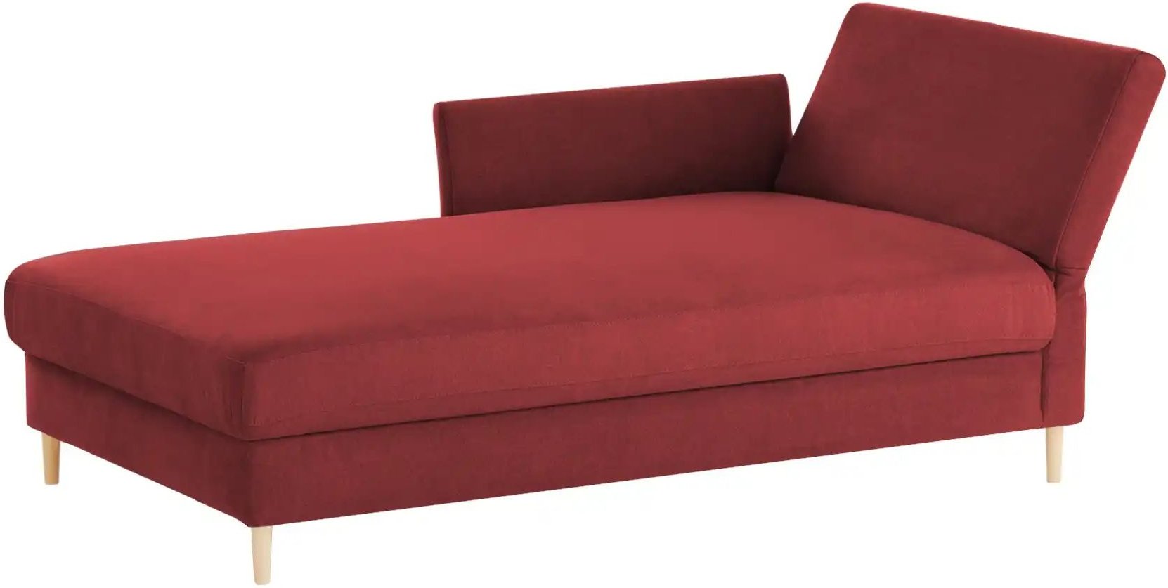 nehl Liege Easy ¦ rot ¦ Maße (cm): B: 96 H: 80 T: 220.0 Polstermöbel > Ottomanen & Recamiere - Höffner