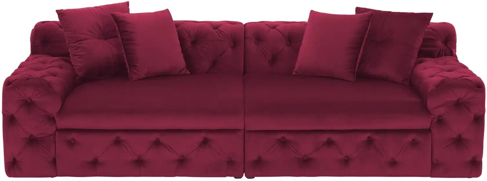 Big Sofa Beja ¦ rot ¦ Maße (cm): B: 270 H: 74 T: 134.0 Polstermöbel > Sofas > 2-Sitzer - Höffner