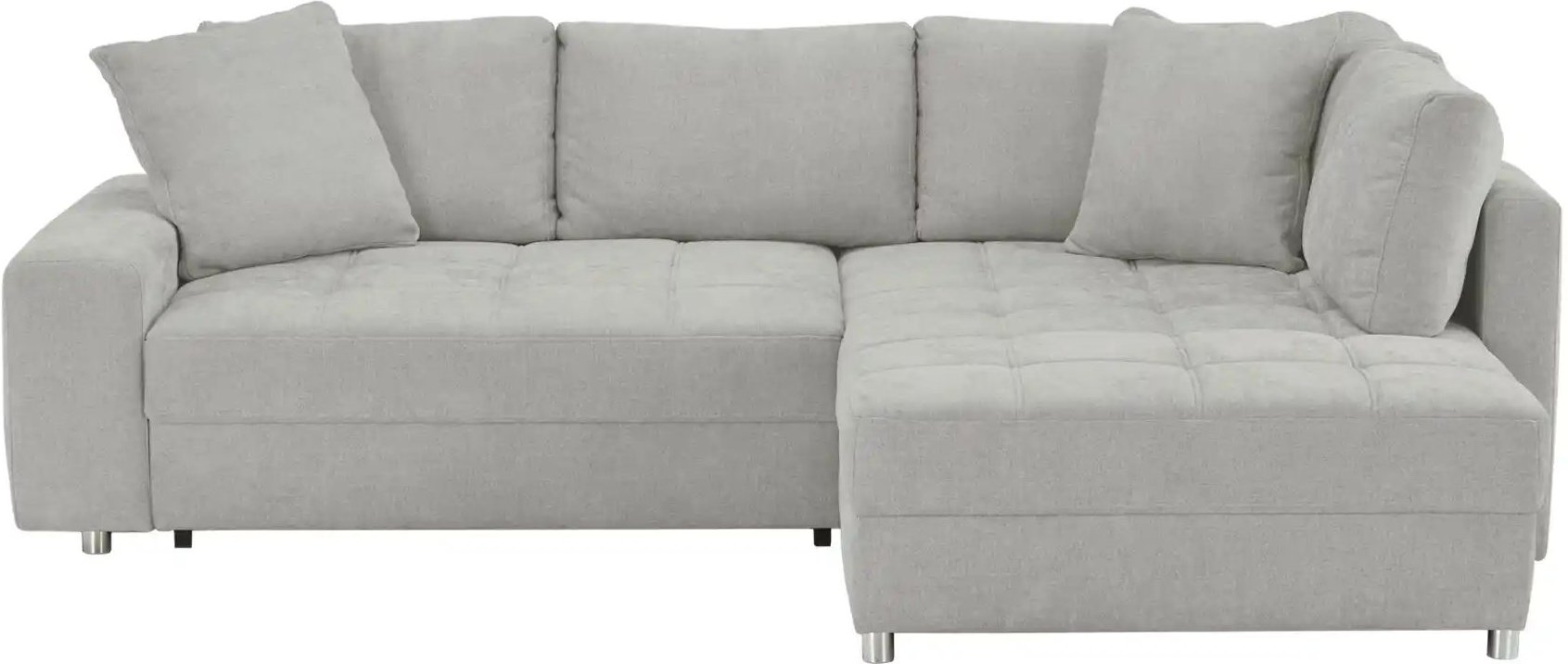 bobb Ecksofa Arissa de Luxe ¦ grau ¦ Maße (cm): B: 268 H: 91 T: 215.0 Polstermöbel > Sofas > Ecksofas - Höffner