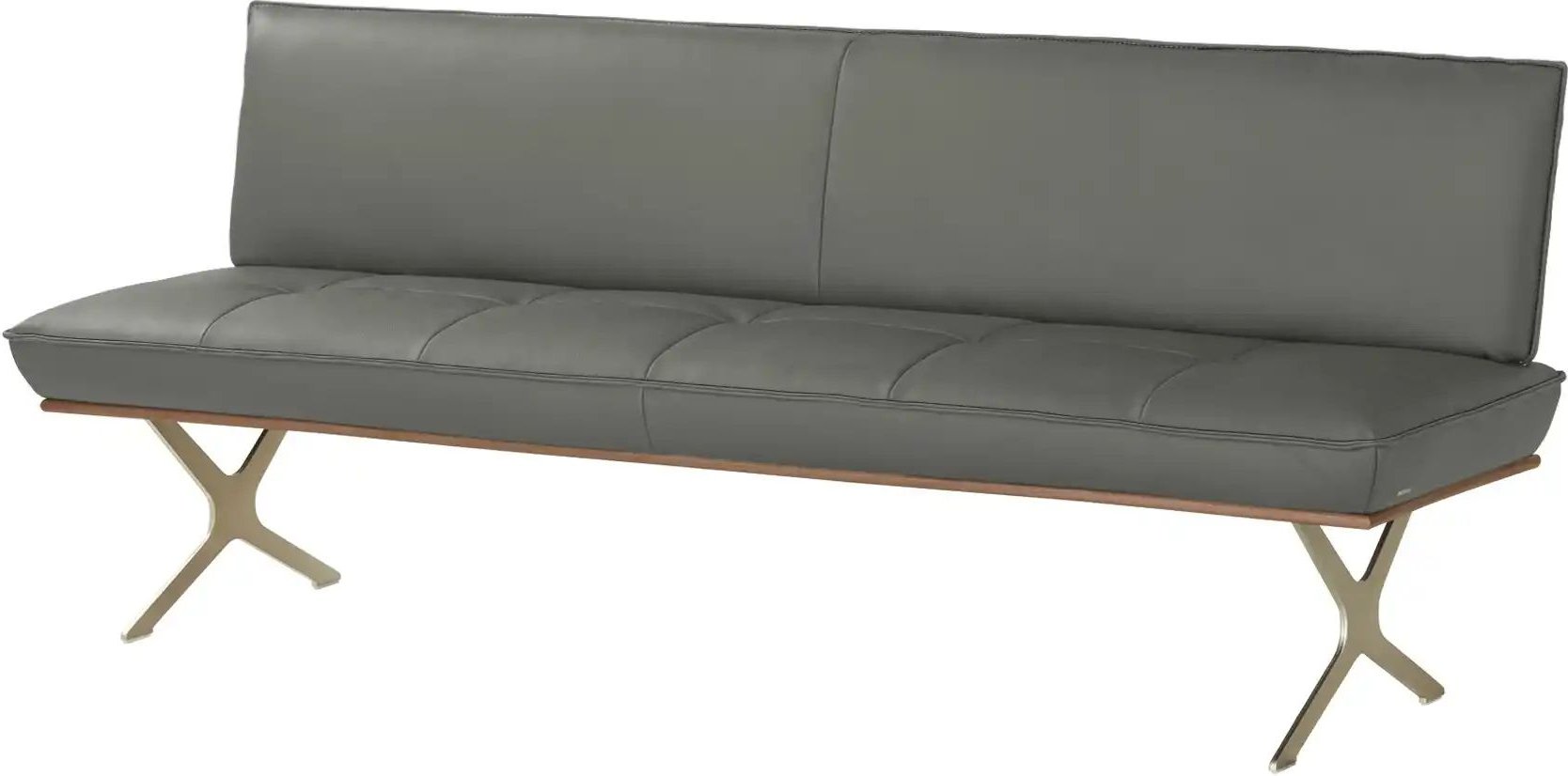 Thumbnail - KOINOR Sitzbank Leder Dining System 1 ¦ grau ¦ Maße (cm): B: 174 H: 88 T: 66.0 Bänke > Einzelbänke - Höffner