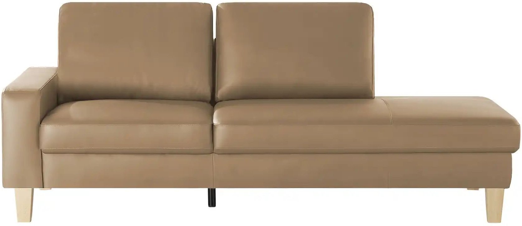 Recamiere aus Leder Bena ¦ braun ¦ Maße (cm): B: 213 H: 86 T: 97.0 Polstermöbel > Sofas > Einzelsofas - Höffner