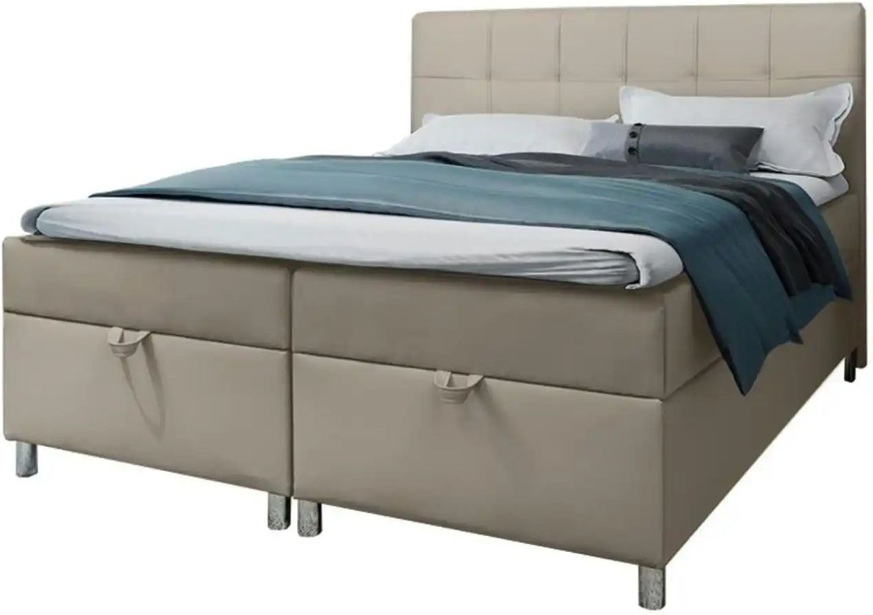 Boxbett mit Bettkasten Malabo ¦ beige ¦ Maße (cm): B: 200 H: 110 Betten > Komfortbetten - Höffner