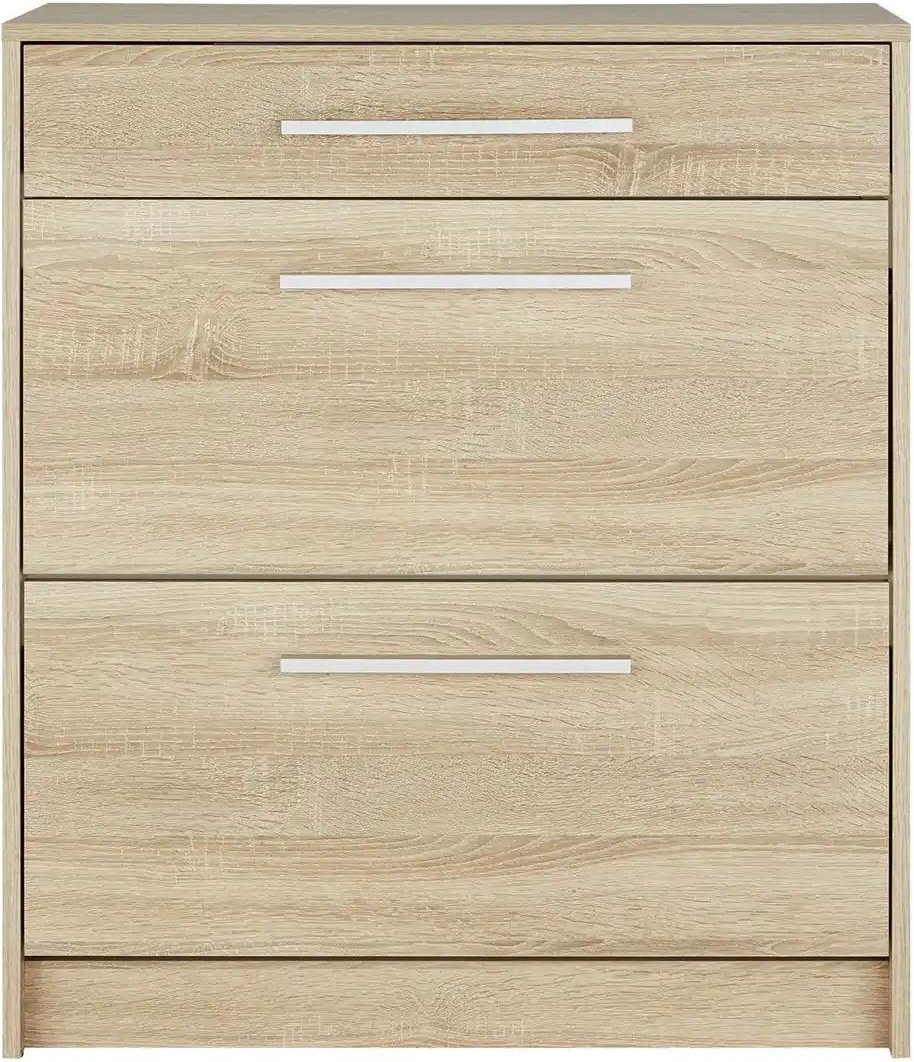 Schuhschrank Lonato ¦ holzfarben ¦ Maße (cm): B: 80 H: 94 T: 35.0 Garderoben & Kleiderstangen > Garderoben Schuhschränk...