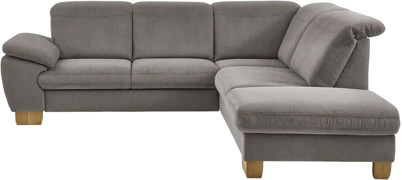 meinSofa Ecksofa Raica-S ¦ grau ¦ Maße (cm): B: 266 H: 91 T: 243.0 Polstermöbel > Sofas > Ecksofas - Höffner