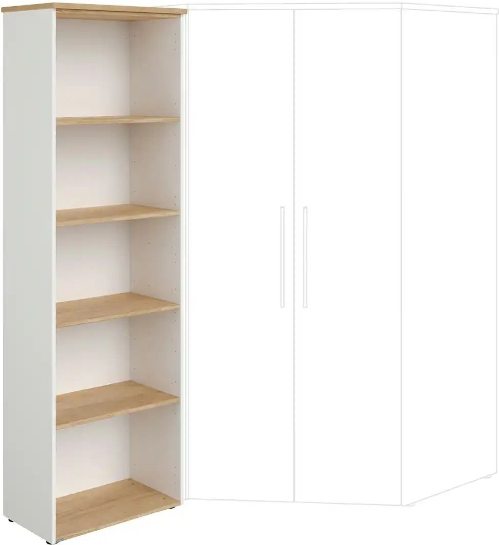 PAIDI Anstell-Regal Oscar ¦ weiß ¦ Maße (cm): B: 64,2 H: 206 T: 40.2 Regale > Standregale - Höffner