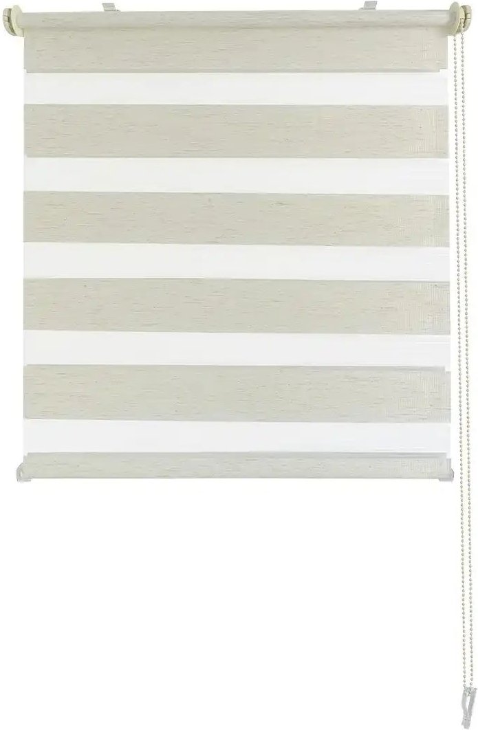 como Seilzugrollo D&N Duorollo ¦ beige ¦ Synthetische Materialien ¦ Maße (cm): B: 95 Gardinen & Rollos > Rollos & Jalou...