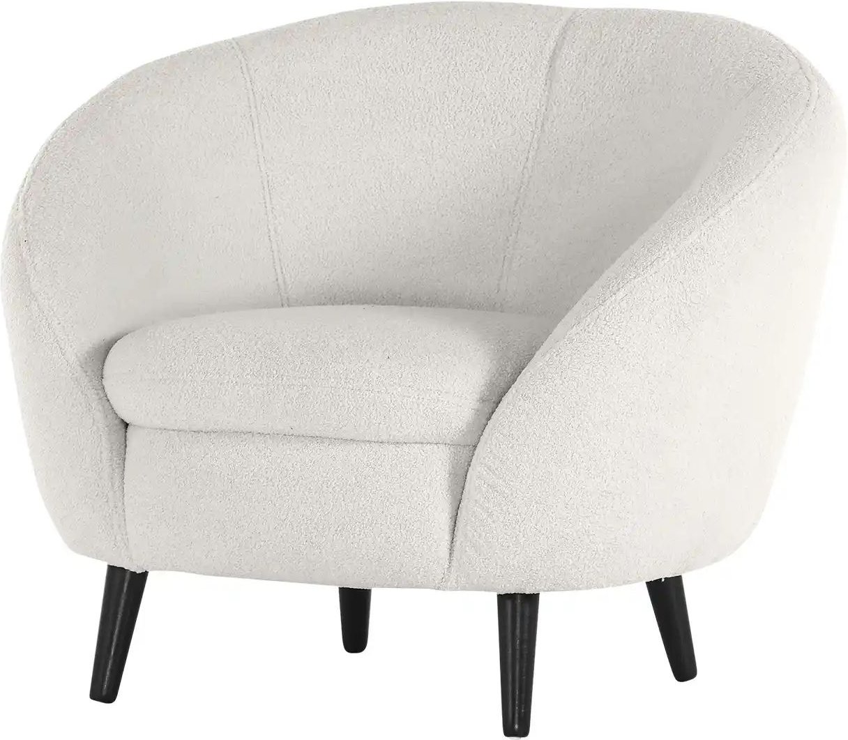 Sessel  Smooth ¦ weiß ¦ Maße (cm): B: 100 H: 80 T: 85.0 Polstermöbel > Sessel > Lounge Sessel - Höffner