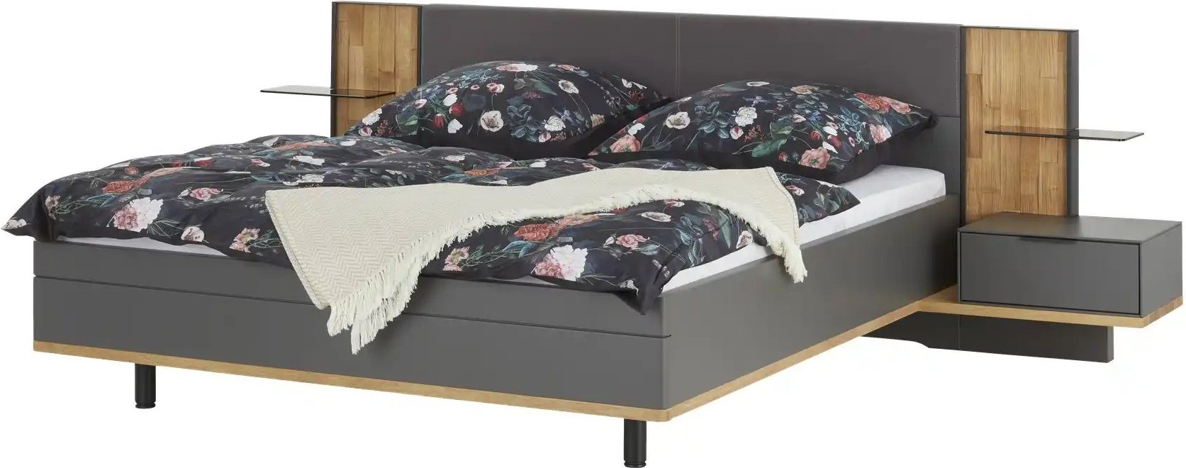 WÖSTMANN Bettanlage Finistra ¦ grau Betten > Komfortbetten - Höffner