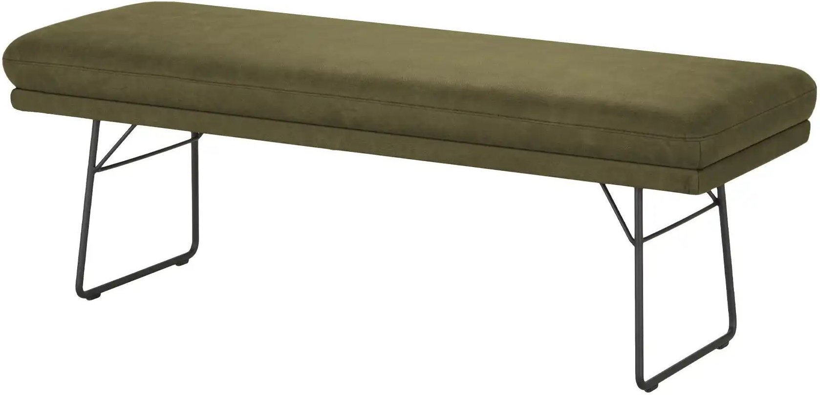 Hockerbank Step Two ¦ grün ¦ Maße (cm): B: 118 H: 50 T: 51.0 Bänke > Einzelbänke - Höffner