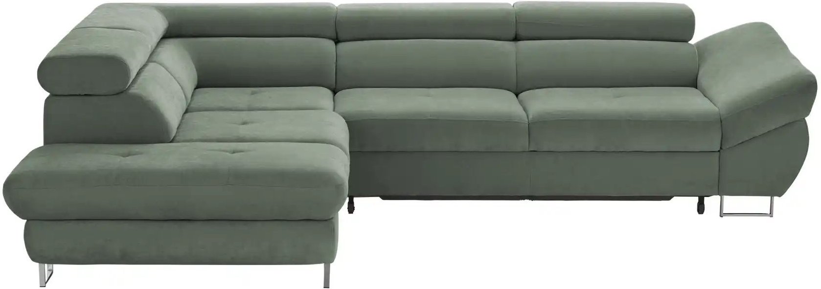 switch Ecksofa Fabio ¦ grün ¦ Maße (cm): B: 280 H: 69 T: 235.0 Polstermöbel > Sofas > Ecksofas - Höffner