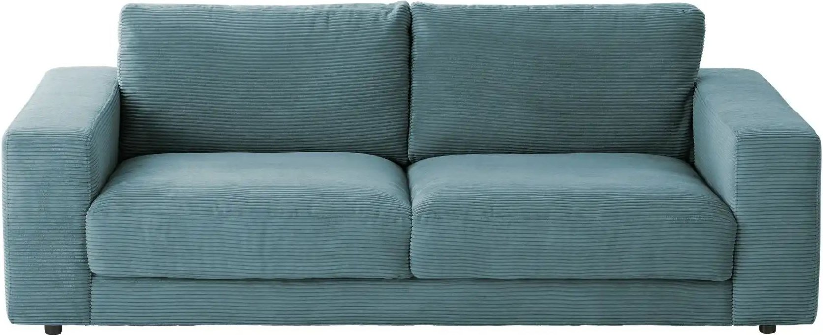 Jette Home Cordsofa  Sila ¦ türkis/petrol ¦ Maße (cm): B: 230 H: 85 T: 127.0 Polstermöbel > Sofas > 2-Sitzer - Höffner