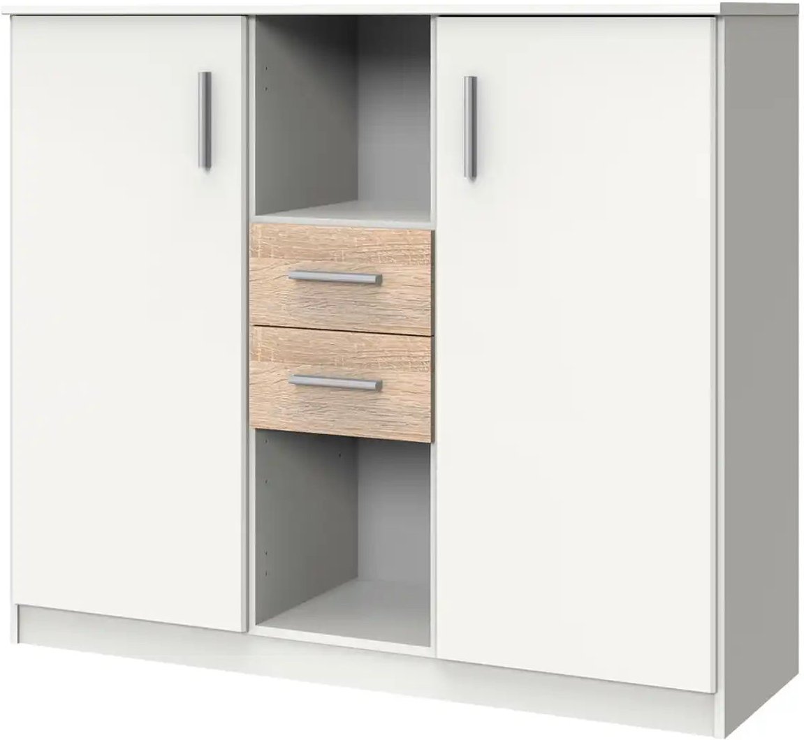 Thumbnail - Highboard Joker ¦ weiß ¦ Maße (cm): B: 122 H: 105 T: 41.0 Kommoden & Sideboards > Highboards - Höffner