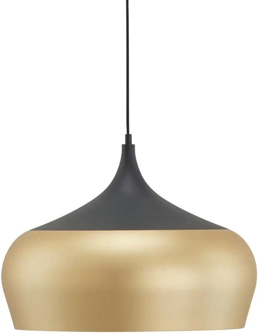 Trio Pendelleuchte 1-flammig Messing-matt ¦ gold ¦ Maße (cm): H: 150 Ø: 45 Lampen & Leuchten > Hängeleuchten - Höff...