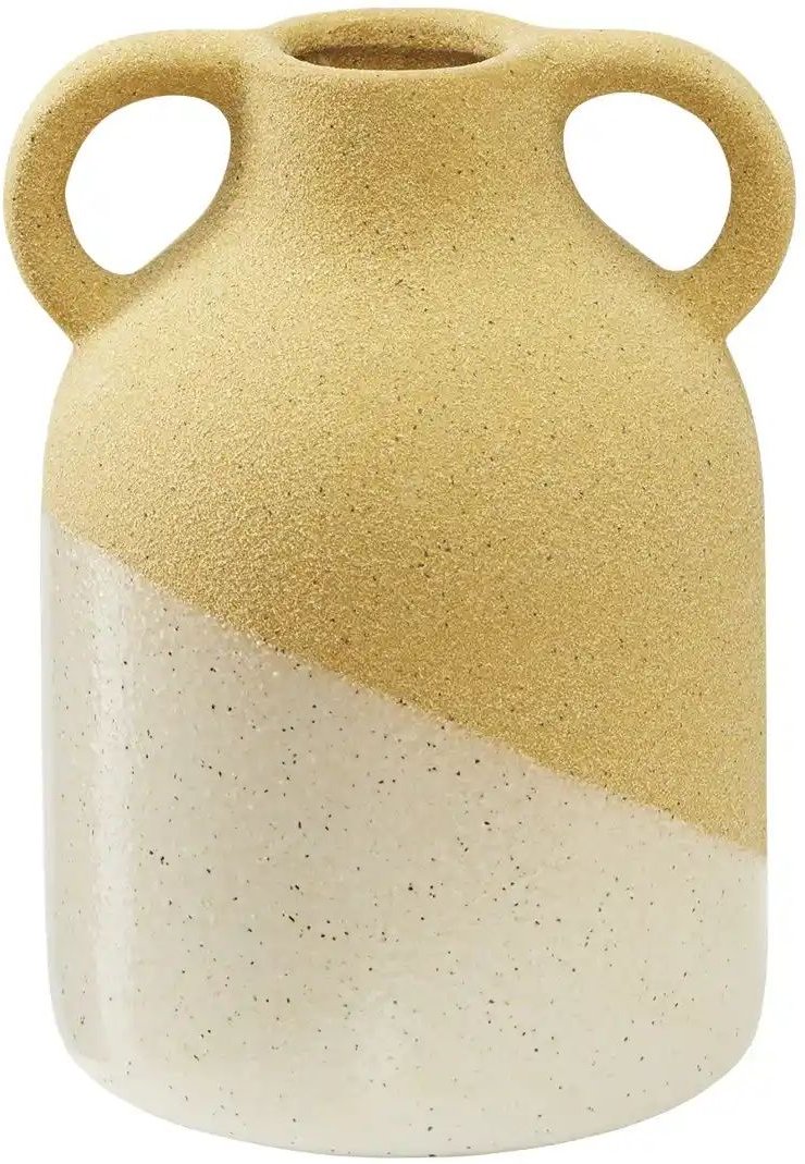 Gray & Jones Vase ¦ gelb ¦ Steingut ¦ Maße (cm): H: 14,8 Ø: 11.9 Accessoires > Vasen - Höffner