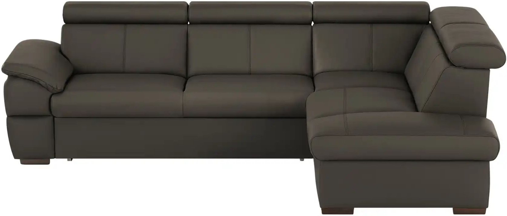 Thumbnail - uno Ecksofa aus Echtleder Town ¦ braun ¦ Maße (cm): B: 264 H: 76 T: 210.0 Polstermöbel > Sofas > Ecksofas - Höffner