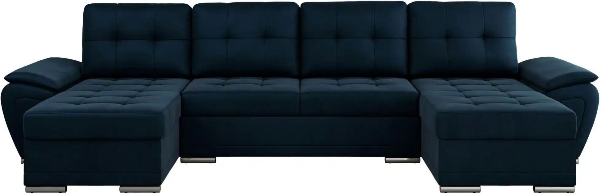 Wohnlandschaft mit Schlaffunktion Umbria ¦ blau ¦ Maße (cm): B: 336 H: 85 Polstermöbel > Sofas > Wohnlandschaften - Höff...